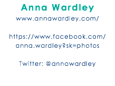Anna Wardley www.annawardley.com/ https://www.facebook.com/anna.wardley?sk=photos Twitter: @annawardley